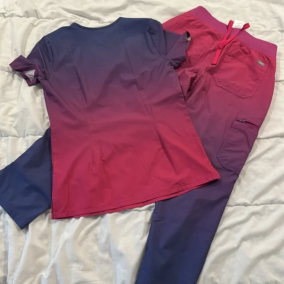 Figs women XXS sunset top and pants - Picture 2 of 2